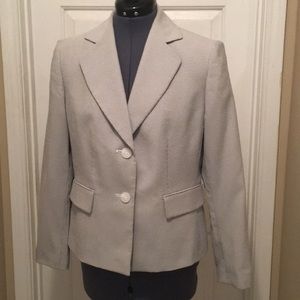 COPY - Evan- Picone Blue and White Seersucker Jacket